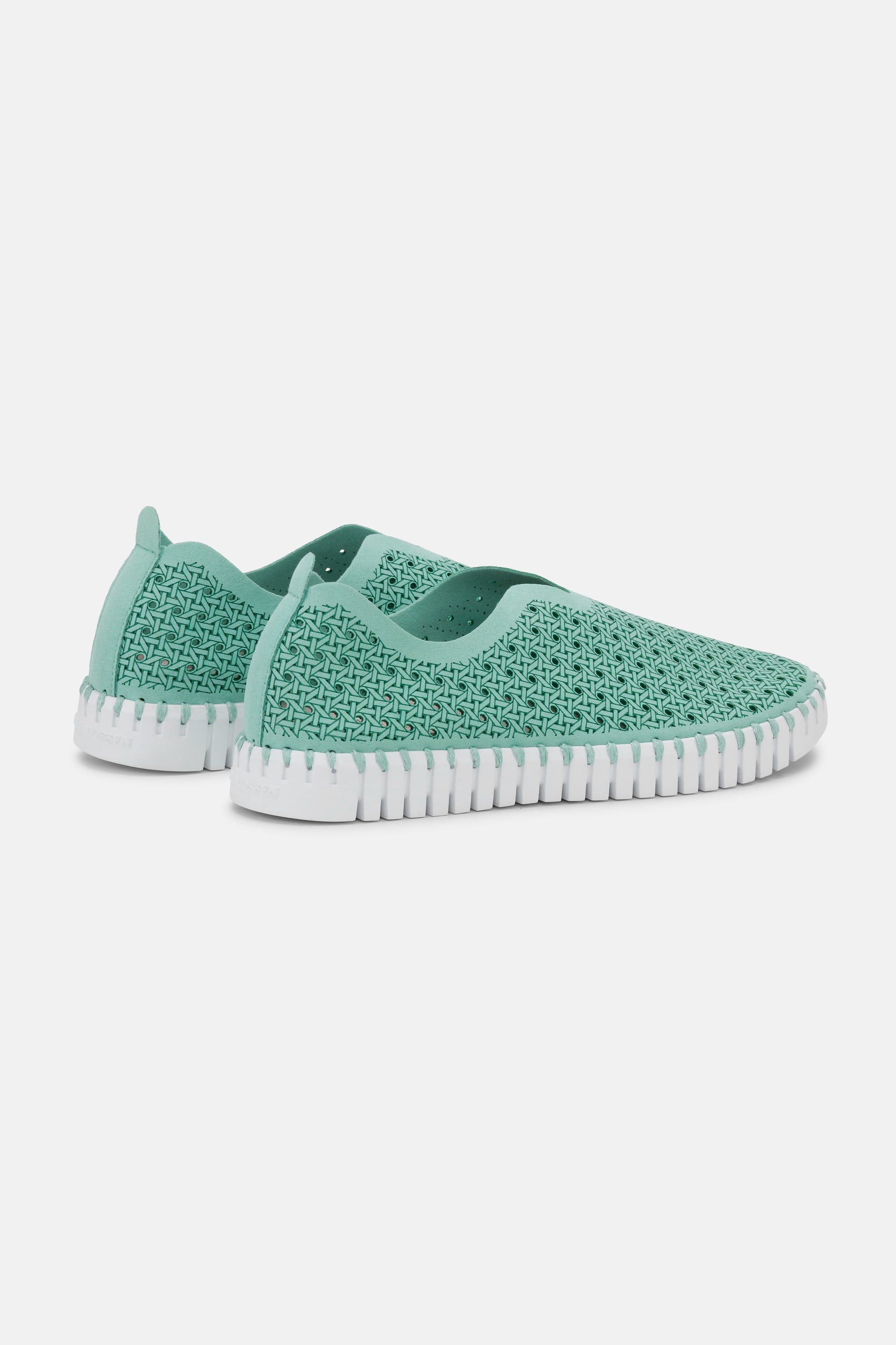 Tulip Slipper - Aqua Sky White